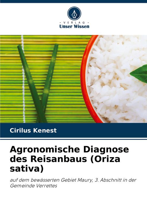 Produktbild: Agronomische Diagnose des Reisanbaus (Oriza sativa)