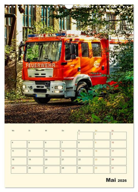 Produktbild: Feuerwehr - im Einsatz weltweit (Wandkalender 2026 DIN A3 hoch), CALVENDO Monatskalender