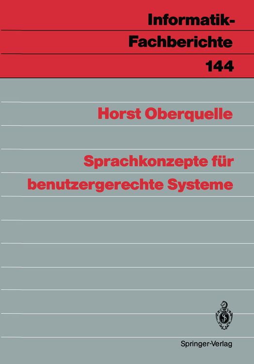 Produktbild: Sprachkonzepte f&uuml;r benutzergerechte Systeme