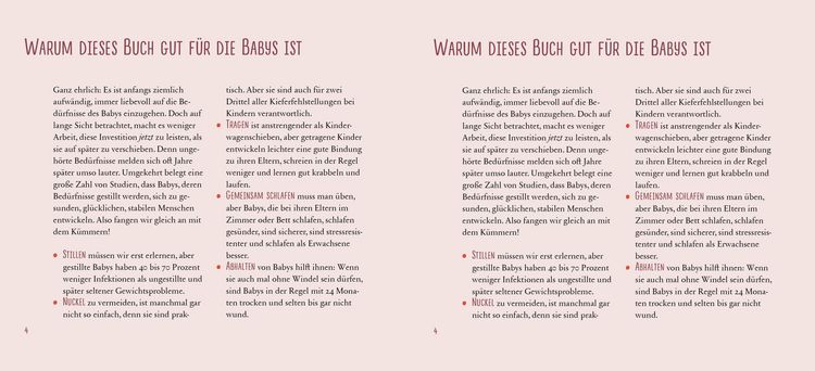 Produktbild: artgerecht - Das kleine Baby-Buch