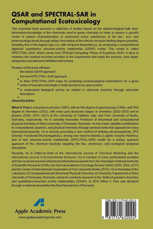Produktbild: QSAR and SPECTRAL-SAR in Computational Ecotoxicology