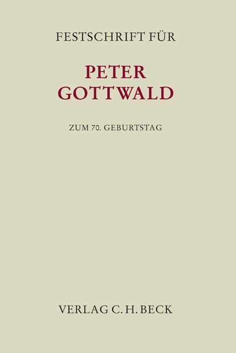 Produktbild: Festschrift f&uuml;r Peter Gottwald zum 70. Geburtstag