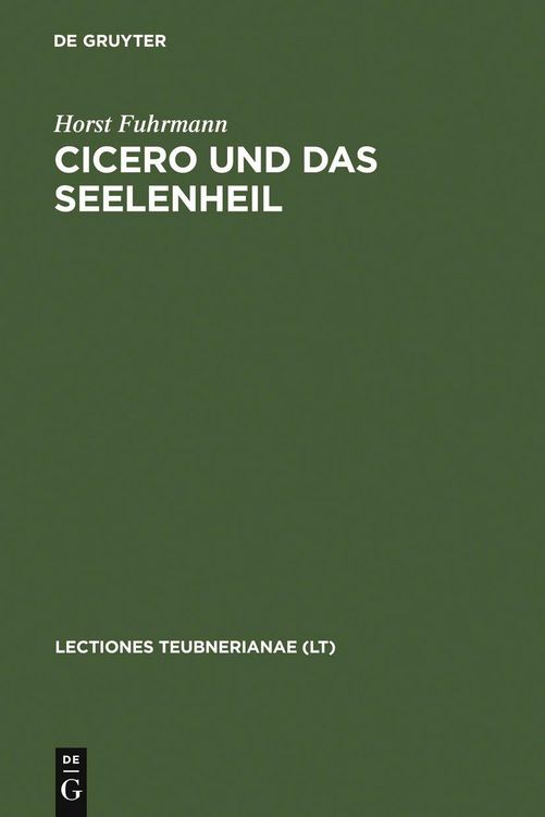 Produktbild: Cicero und das Seelenheil