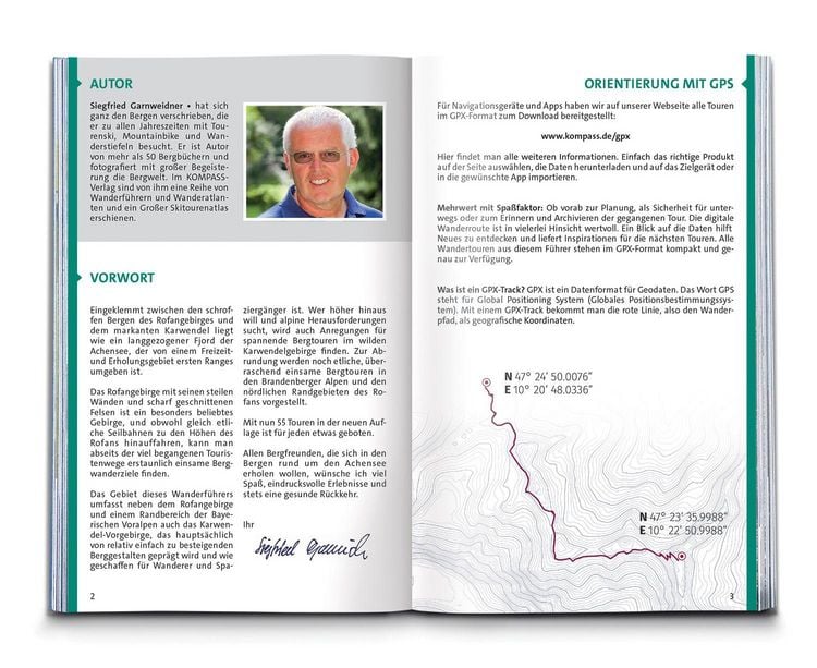 Produktbild: KOMPASS Wanderf&uuml;hrer Achensee, Karwendel, Brandenberger Alpen, Rofan, 55 Touren mit Extra-Tourenkarte