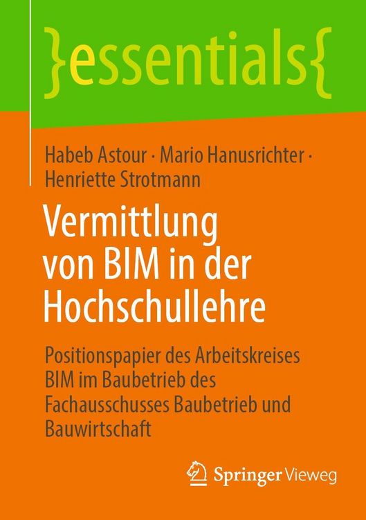 Produktbild: Vermittlung von BIM in der Hochschullehre