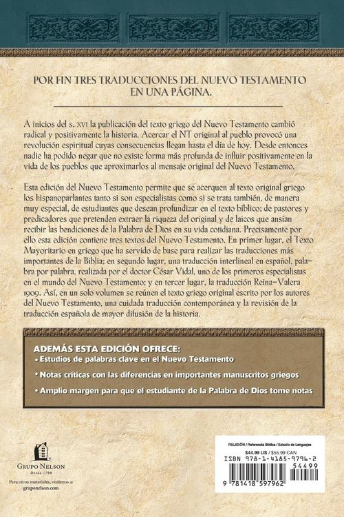 Produktbild: El Nuevo Testamento Interlineal Griego-Espa&iquest;&iquest;ol