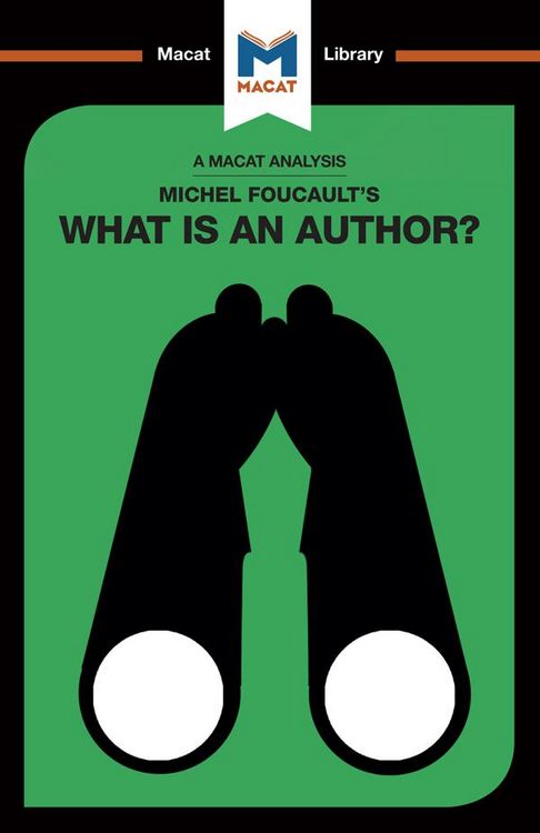 Produktbild: An Analysis of Michel Foucault's What is an Author?