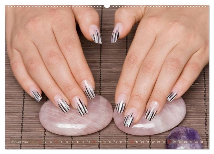 Produktbild: Verg&auml;ngliche Kunst - Nailart Episode 2 (Wandkalender 2026 DIN A2 quer), CALVENDO Monatskalender