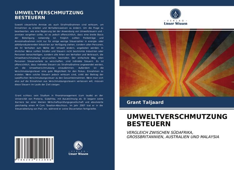 Produktbild: Umweltverschmutzung Besteuern
