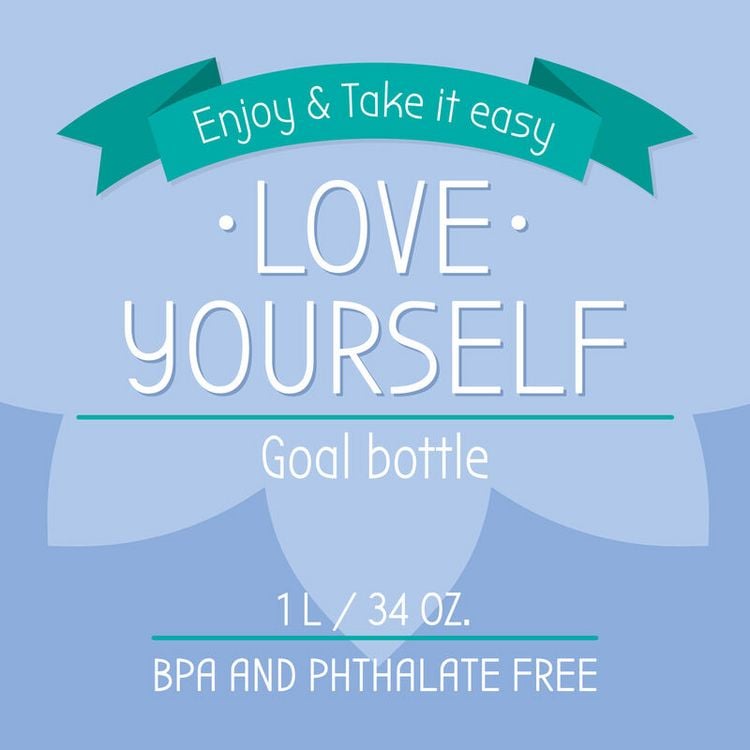 Produktbild: Legami Motivierende Trinkflasche - Love Yourself