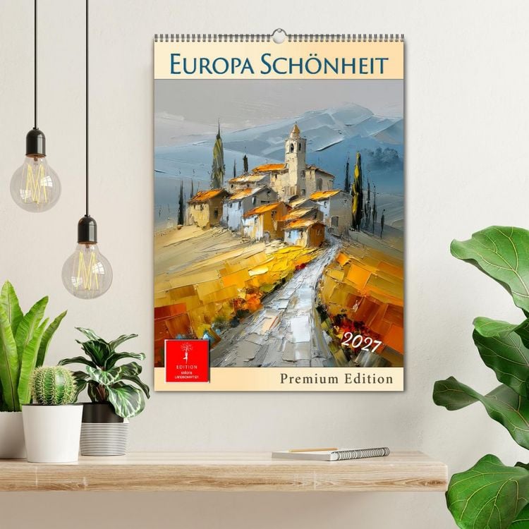 Produktbild: Europa Sch&ouml;nheit - Premium Edition (Wandkalender 2027 DIN A2 hoch), CALVENDO Monatskalender