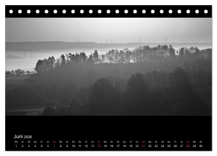 Produktbild: NEBEL (Tischkalender 2026 DIN A5 quer), CALVENDO Monatskalender