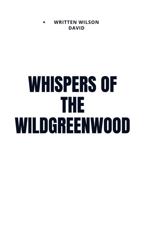 Produktbild: Whispers of the Wildgreenwood