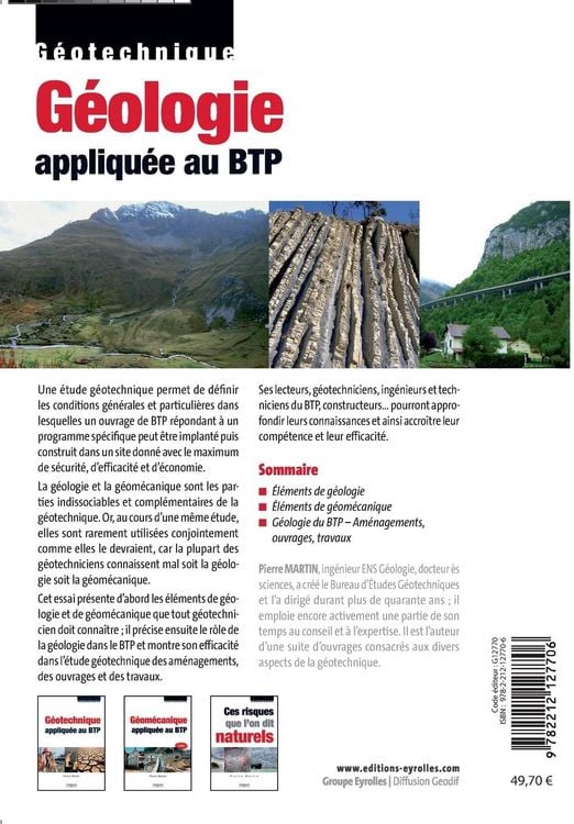 Produktbild: G&eacute;ologie appliqu&eacute;e au BTP