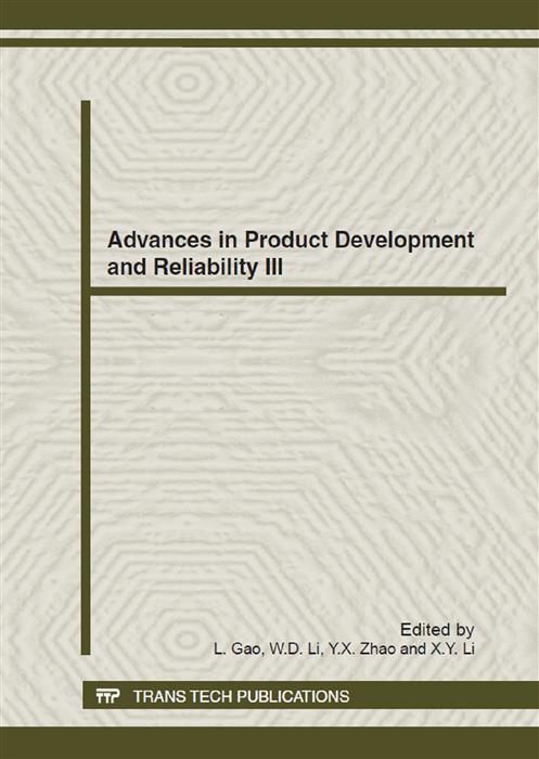 Produktbild: Advances in Product Development and Reliability III