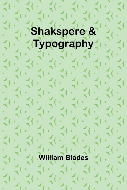 Produktbild: Shakspere & Typography