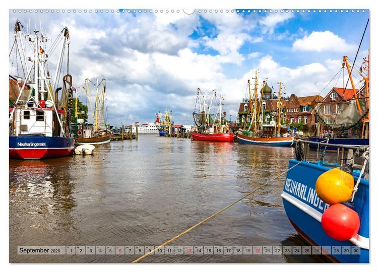 Produktbild: Strandlust Nordsee-Liebe (hochwertiger Premium Wandkalender 2026 DIN A2 quer), Kunstdruck in Hochglanz