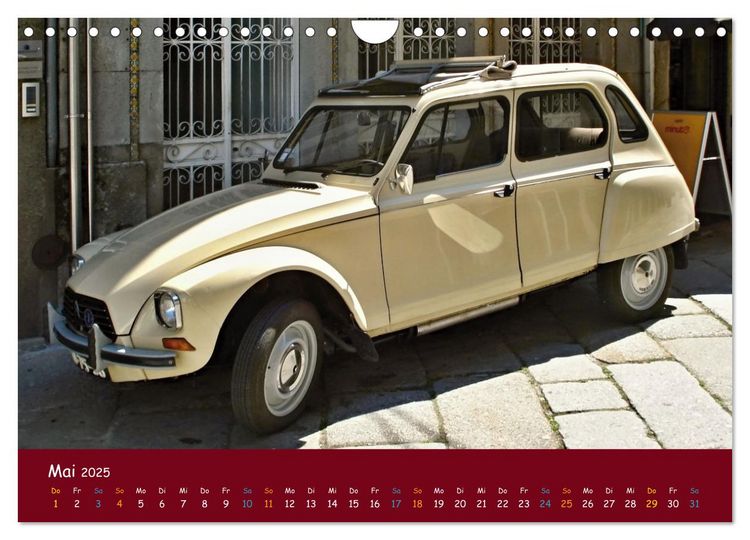 Produktbild: Citroen 2 CV Kult um die Ente (Wandkalender 2025 DIN A4 quer), CALVENDO Monatskalender
