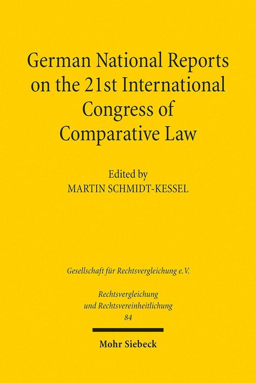 Produktbild: German National Reports on the 21st International Congress of Comparative Law