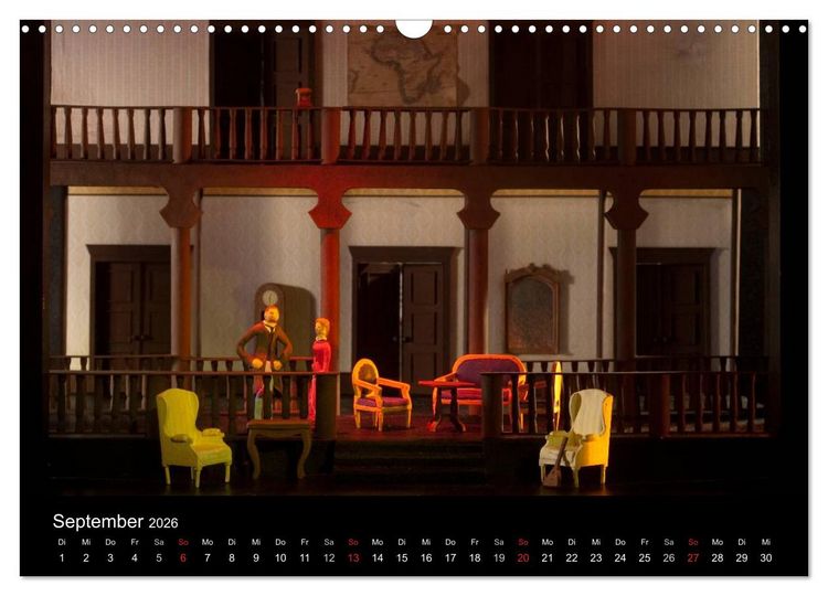 Produktbild: FASZINIERENDE THEATERR&Auml;UME (Wandkalender 2026 DIN A3 quer), CALVENDO Monatskalender