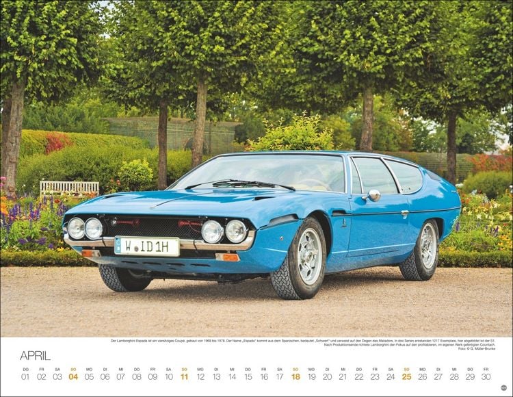 Produktbild: Legend&auml;re Autos Posterkalender 2027