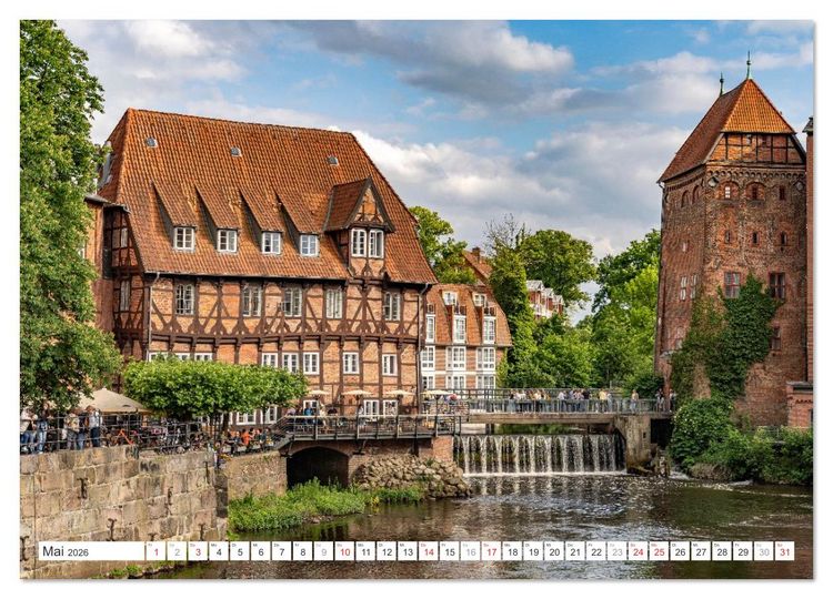 Produktbild: Niedersachsen - Hansestadt L&uuml;neburg (Wandkalender 2026 DIN A3 quer), CALVENDO Monatskalender
