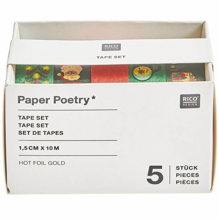 Produktbild: Tape Set Weihnachtsmarkt, Classic MIX, 5 Stk.