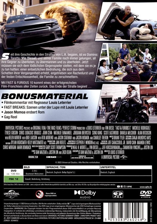 Produktbild: Fast & Furious 10