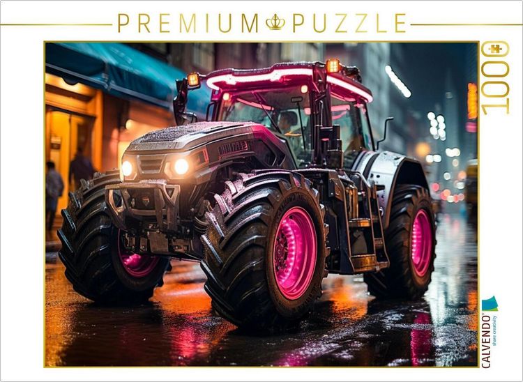 Produktbild: CALVENDO Puzzle Traktoren - zukunftsweisendes Design | 1000 Teile Lege-Gr&ouml;&szlig;e 64x48cm Foto-Puzzle f&uuml;r gl&uuml;ckliche Stunden