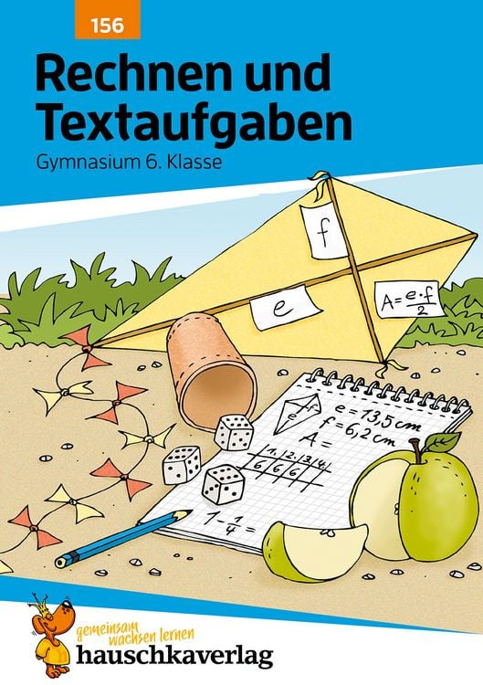 Produktbild: Rechnen und Textaufgaben - Gymnasium 6. Klasse, A5-Heft