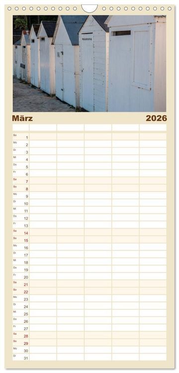 Produktbild: Familienplaner 2026 - Bretagne: Finist&egrave;re - am Ende der Welt mit 5 Spalten (Wandkalender, 21 x 45 cm) CALVENDO