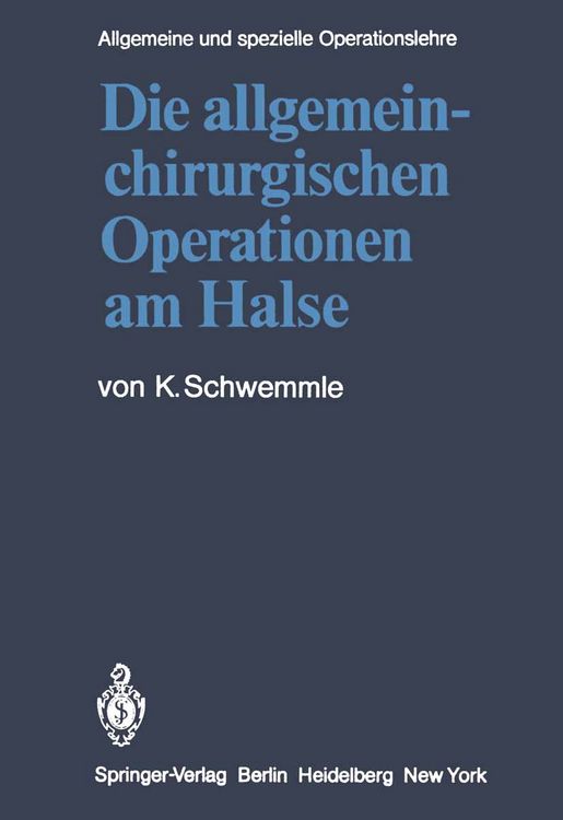 Produktbild: Die allgemein-chirurgischen Operationen am Halse