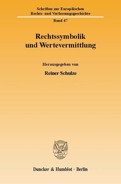 Produktbild: Rechtssymbolik und Wertevermittlung.