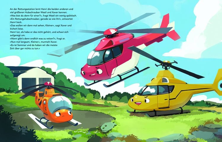 Produktbild: Hugo Hubschrauber &ndash; Kleiner Motor, gro&szlig;er Mut