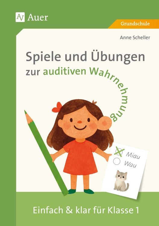 Produktbild: Spiele und &Uuml;bungen zur auditiven Wahrnehmung