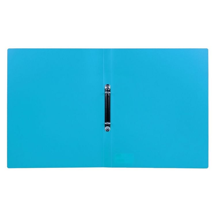 Produktbild: Idena Ringbuch aus Kunststoff 2 Ringe hellblau DIN A4 R&uuml;ckenbreite 2cm