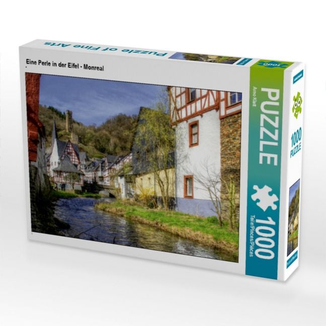 Produktbild: CALVENDO Puzzle Eine Perle in der Eifel - Monreal | 1000 Teile Lege-Gr&ouml;&szlig;e 64x48cm Foto-Puzzle f&uuml;r gl&uuml;ckliche Stunden