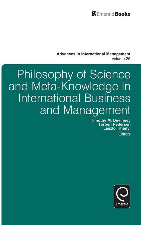 Produktbild: Philosophy of Science and Meta-Knowledge in International Business and Management