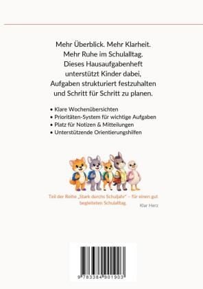 Produktbild: Hausaufgabenheft Klasse 1 & 2