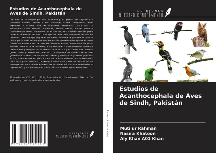 Produktbild: Estudios de Acanthocephala de Aves de Sindh, Pakist&aacute;n