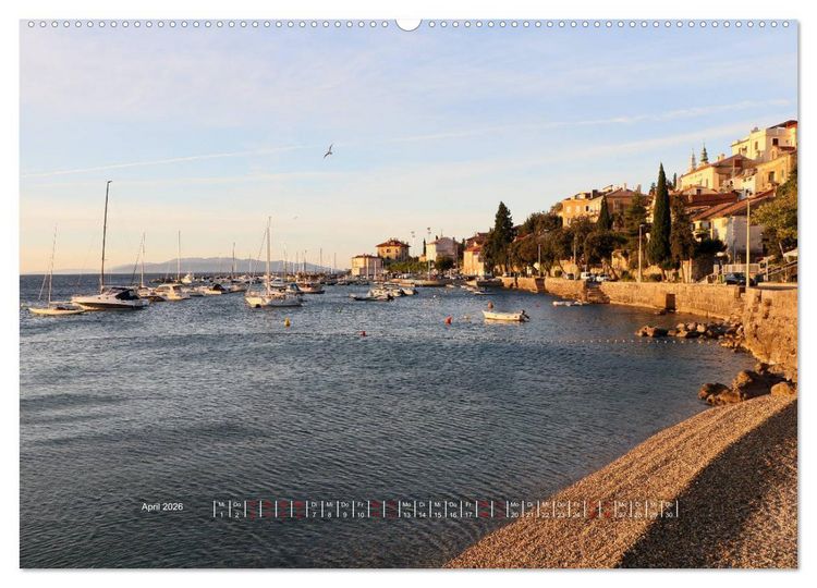 Produktbild: Zauberhaftes Opatija (Wandkalender 2026 DIN A2 quer), CALVENDO Monatskalender