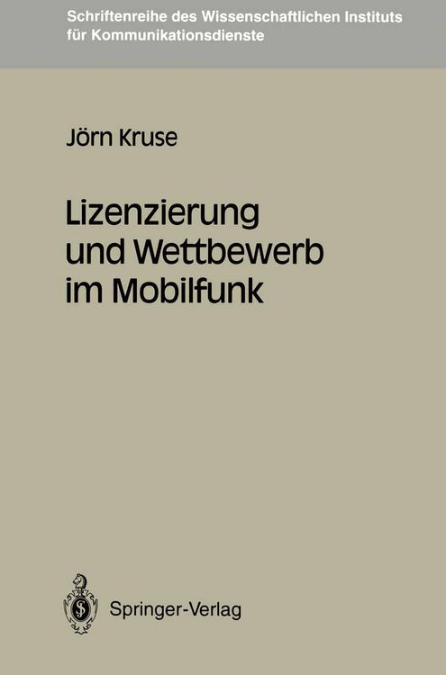 Produktbild: Lizenzierung und Wettbewerb im Mobilfunk
