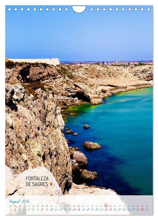 Produktbild: Algarve Traumhaft & farbenfroh (Wandkalender 2026 DIN A4 hoch), CALVENDO Monatskalender