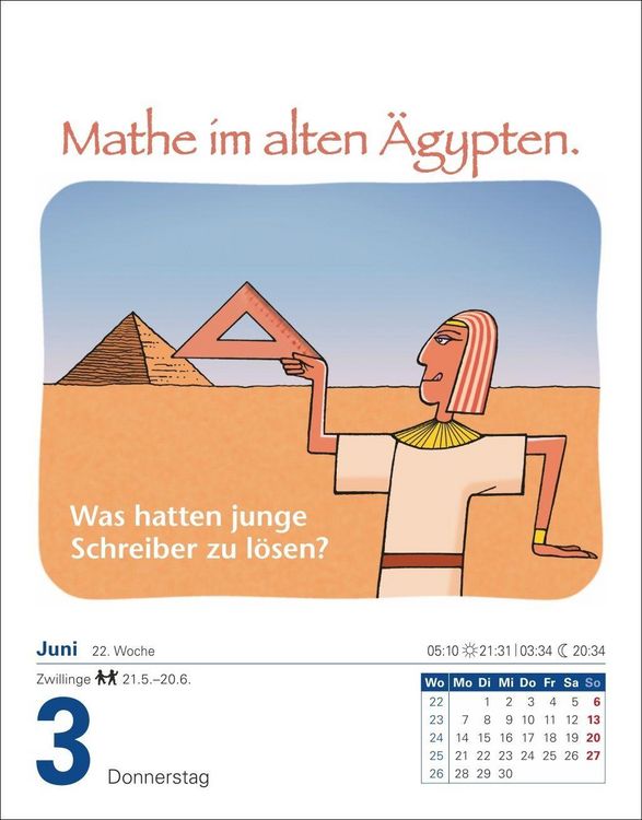 Produktbild: Was so nicht im Lexikon steht Tagesabrei&szlig;kalender 2027 - Kuriosit&auml;ten, Hist&ouml;rchen und merkw&uuml;rdige Geschichten