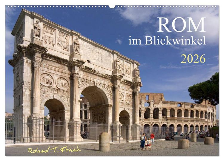 Produktbild: Rom im Blickwinkel (Wandkalender 2026 DIN A2 quer), CALVENDO Monatskalender