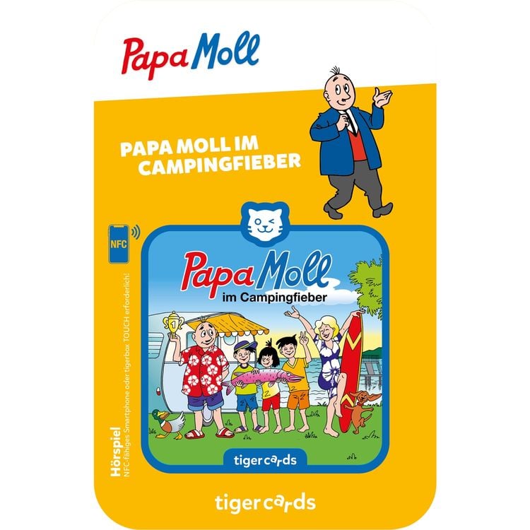 Produktbild: Tigercard - Papa Moll im Campingfieber