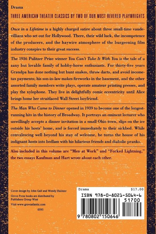 Produktbild: Three Plays by Kaufman and Hart