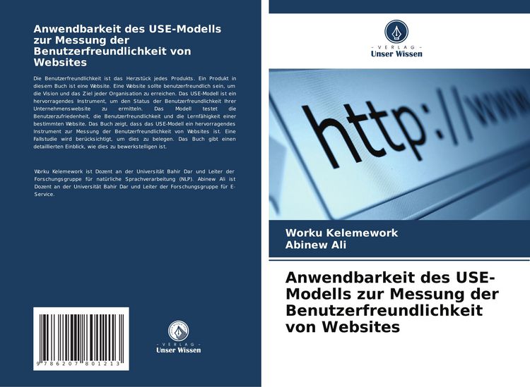 Produktbild: Anwendbarkeit des USE-Modells zur Messung der Benutzerfreundlichkeit von Websites