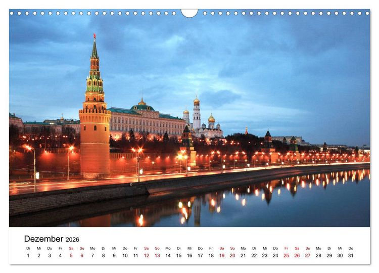 Produktbild: Goldenes Russland (Wandkalender 2026 DIN A3 quer), CALVENDO Monatskalender