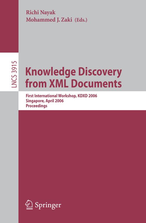 Produktbild: Knowledge Discovery from XML Documents